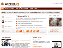 Tablet Screenshot of development.corporate-eye.com